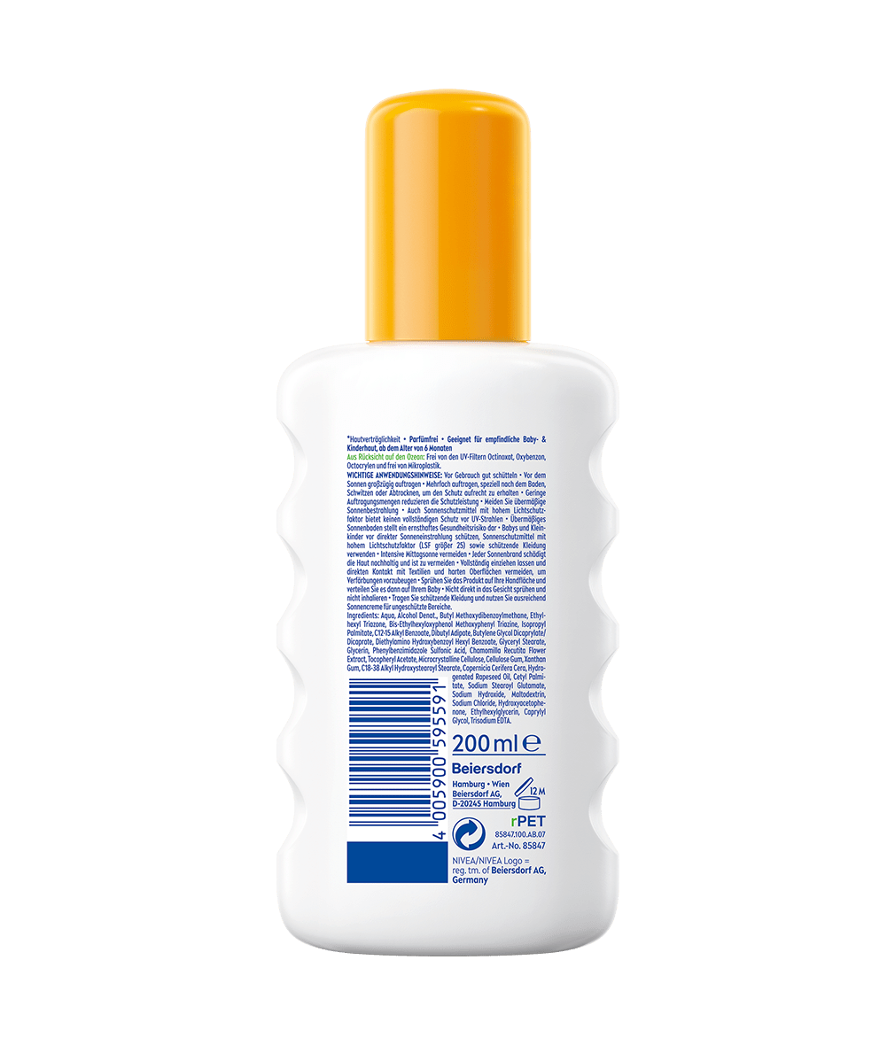 NIVEA SUN babies & kids Sensitiv Schutz 5in1 Spray LSF50+ 200 ml