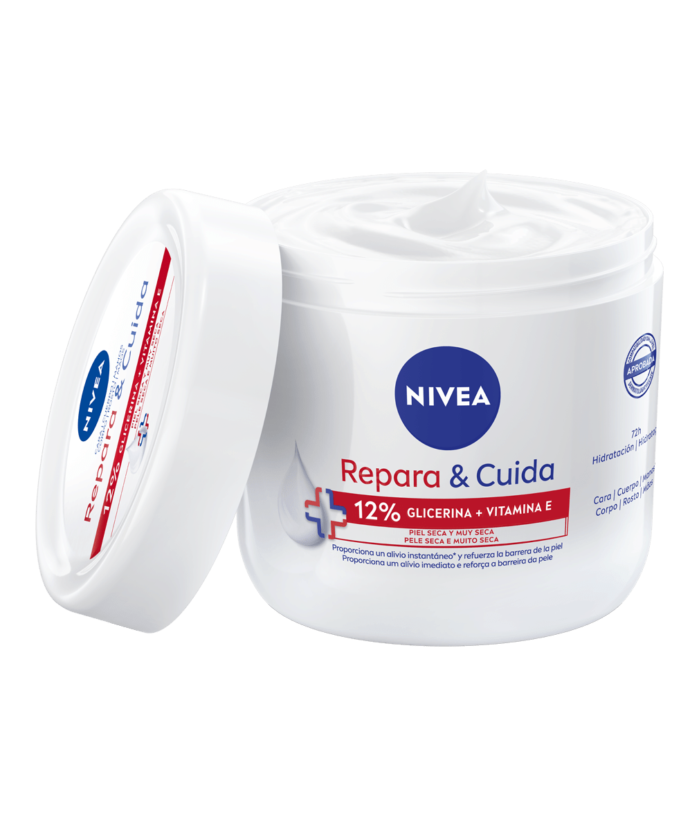 NIVEA; NIVEA APC; NAPC; REPARA; CUIDA; GLICERINA; VITAMINA E; 400ML