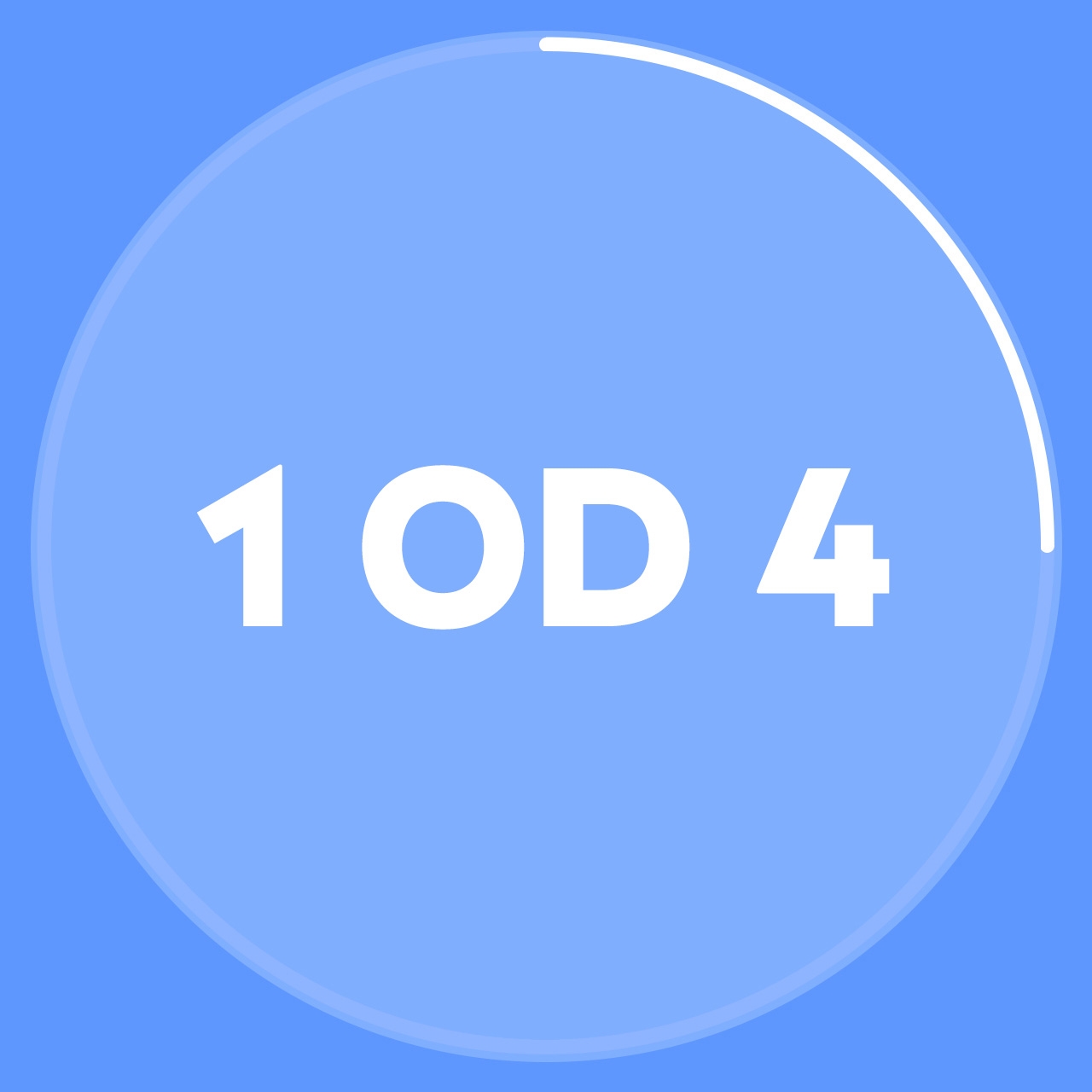 A 40% full circle enclosing the text "40%"