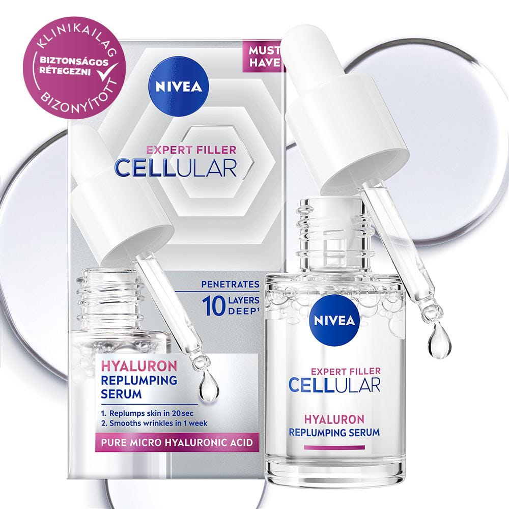  NIVEA Cellular Expert Filler Hialuron Feltöltő Szérum 15ml