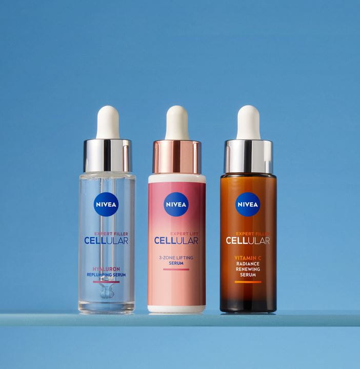 3 pleťové séra Nivea