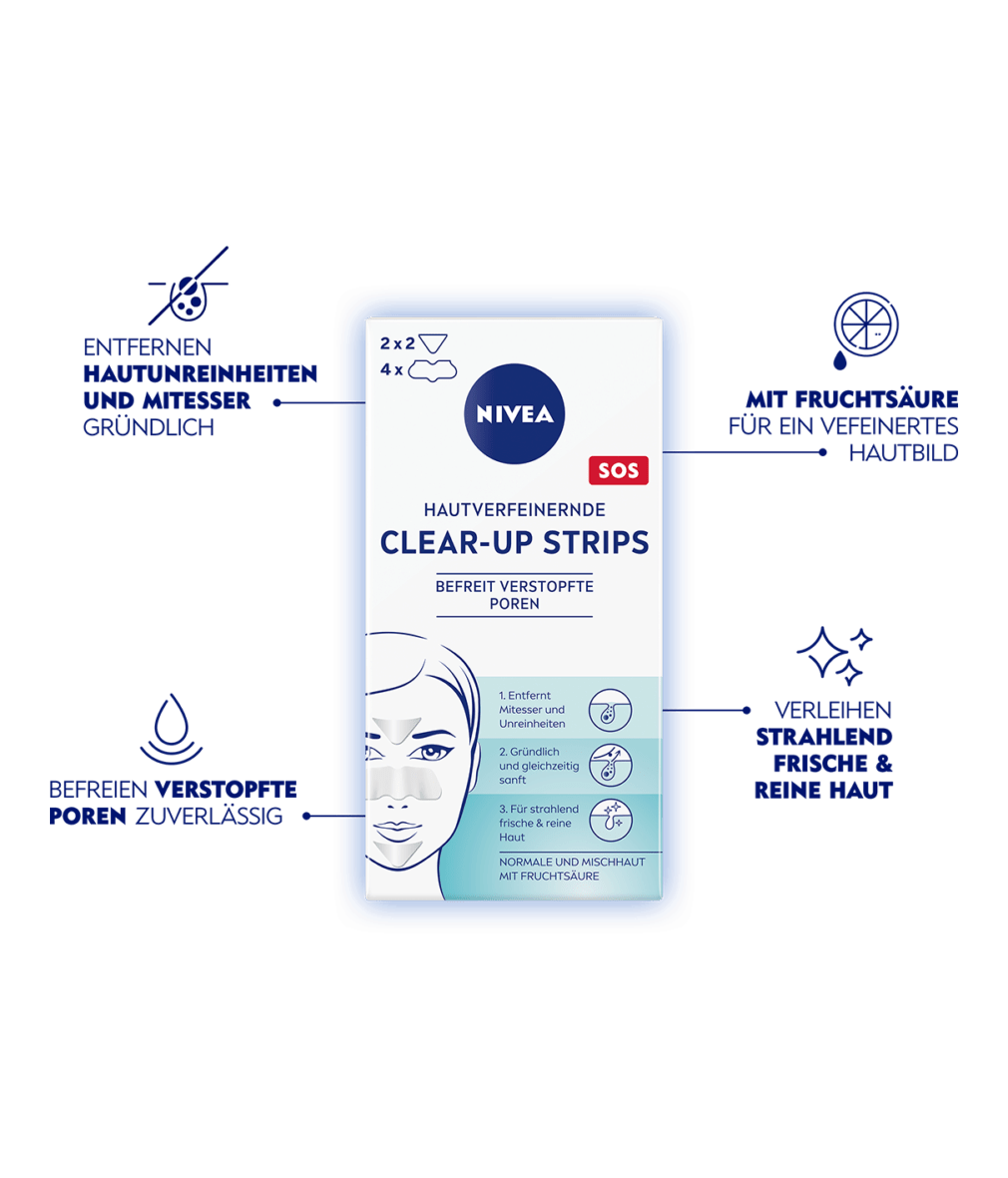 NIVEA Hautverfeinernde Clear Up Strips