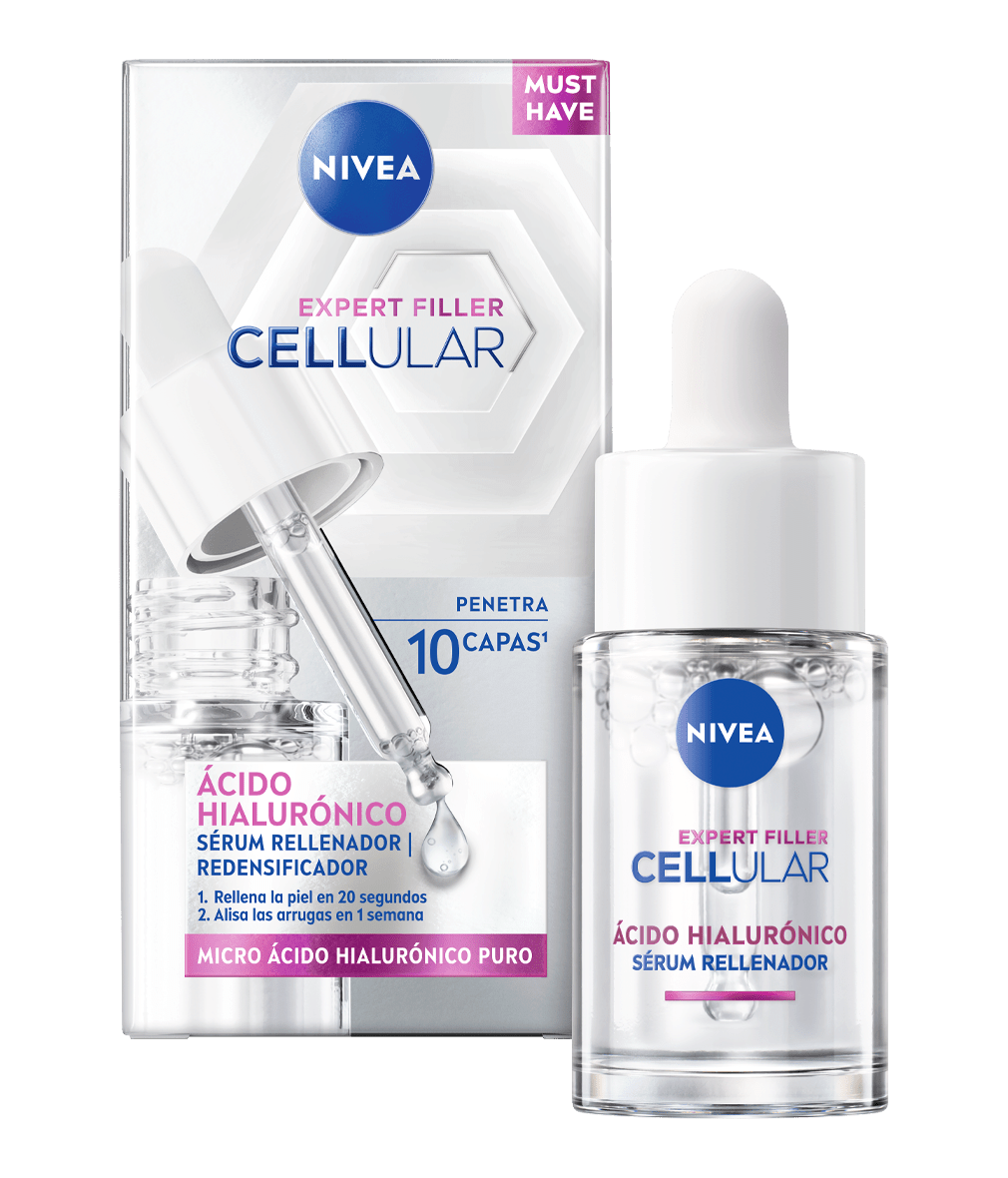 NIVEA, NIVEA CELLULAR, EXPERT FILLER, SÉRUM, ÁCIDO HIALURÓNICO