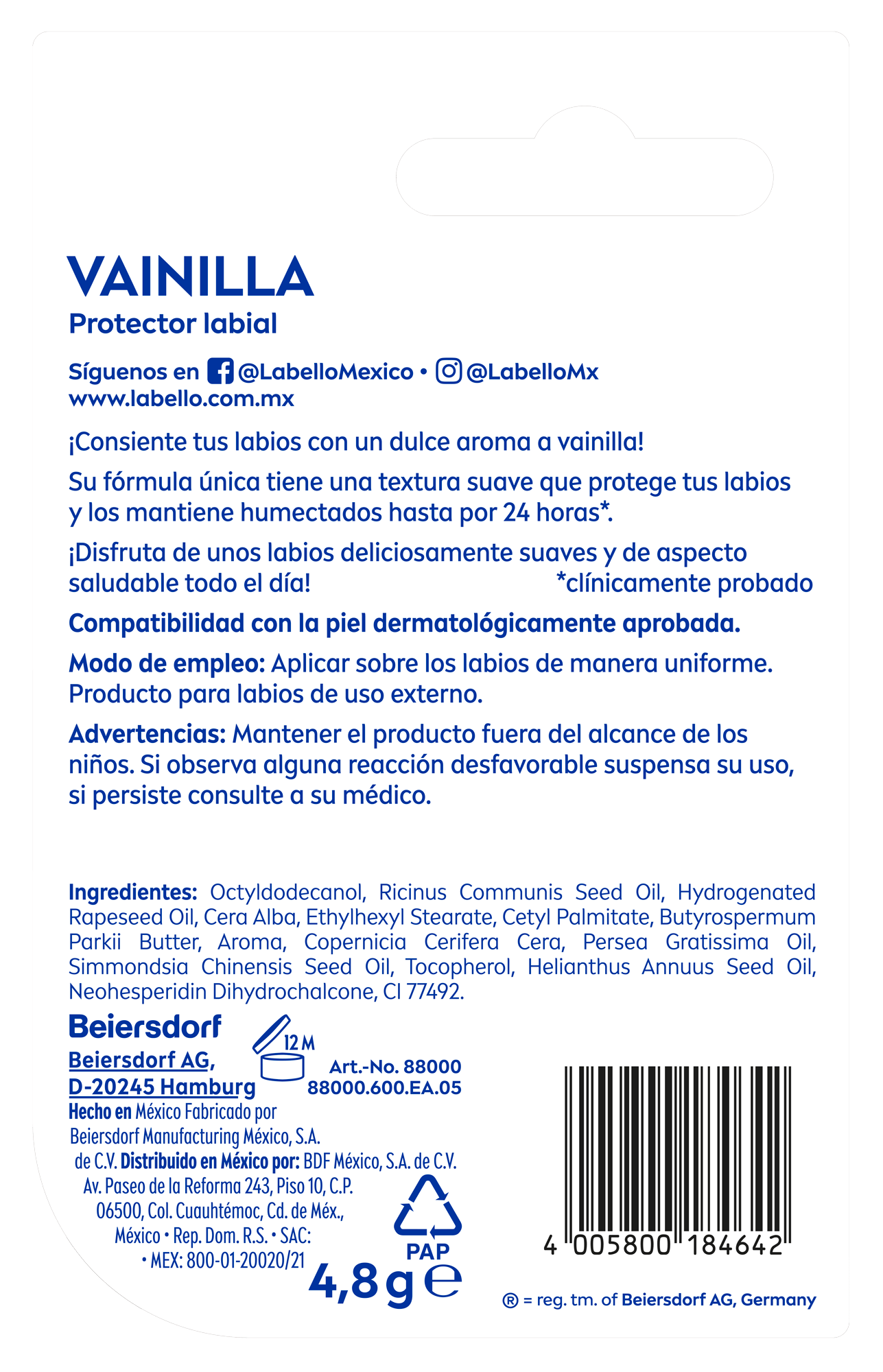 Labello Vainilla