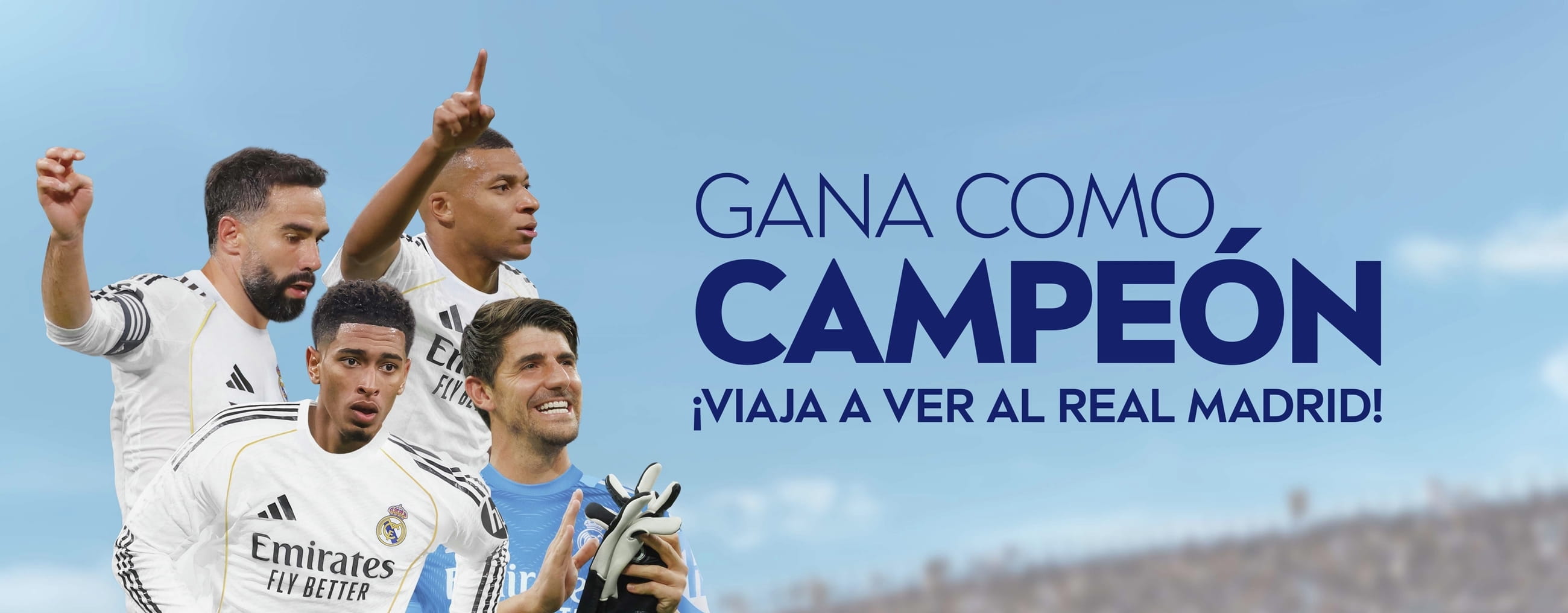 ¡GANA UN VIAJE DOBLE A ESPAÑA PARA VER AL REAL MADRID!