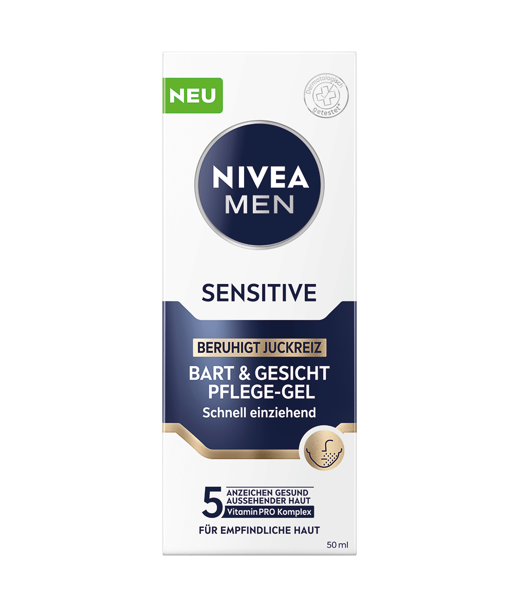 NIVEA MEN Sensitive Bart & Gesicht Pflege-Gel_50ml 