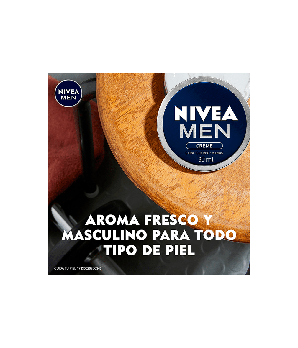 Crema para Hombre Cara, Cuerpo, Manos de 30 ML