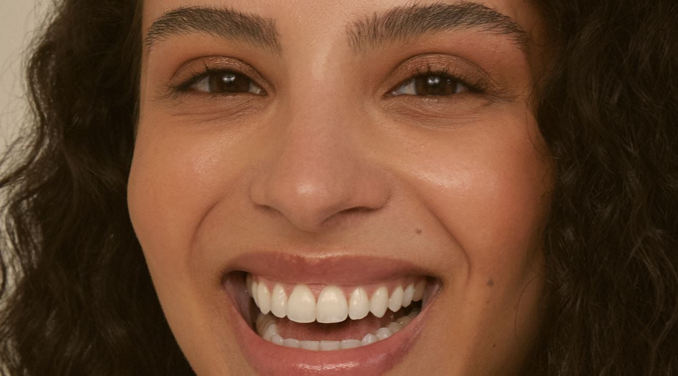 Mulher com pele seca