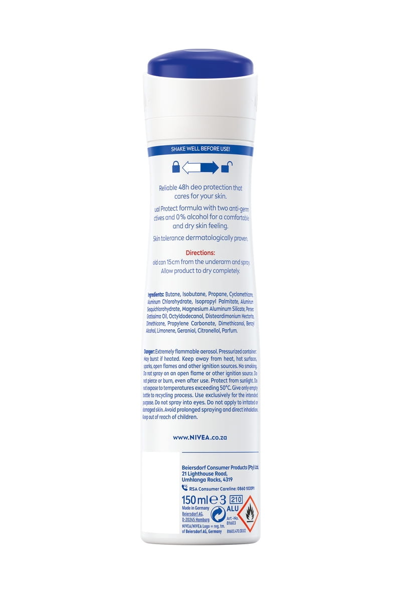 ZA_81603_NIVEA DEO DRY CONFIDENCE SPRAY 150ML_BOP