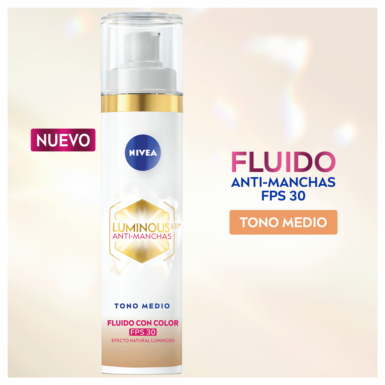 Fluido antimanchas Nivea tono medio