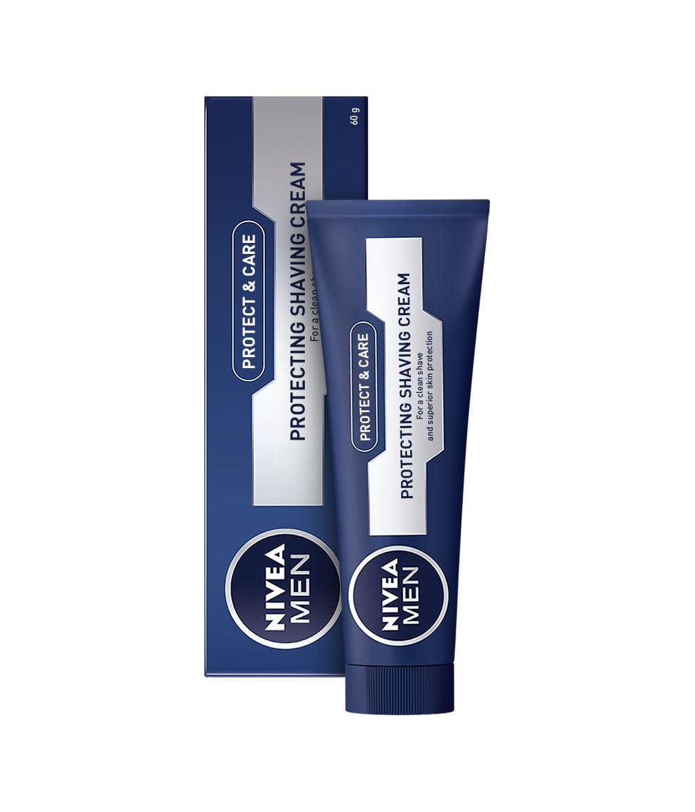 NIVEA Men Protect & Care Protecting Shaving Cream_60g_Box_and_Product