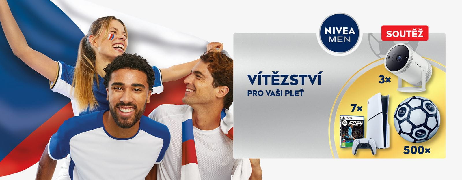 Výhodné NIVEA nákupy a skvělé fotbalové výhry