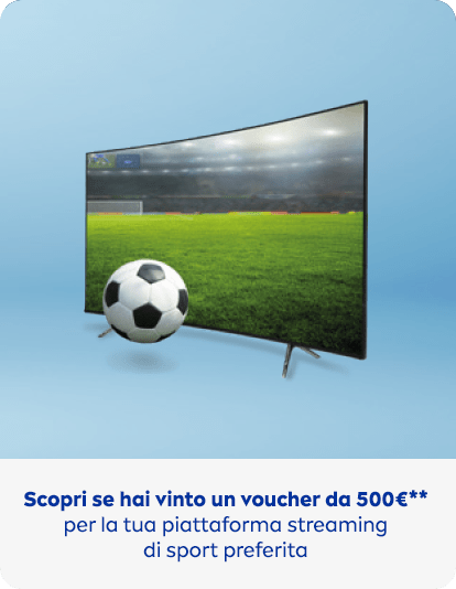 scopri se hai vinto un voucher da 500 euro per la tua piattaforma di streaming di sport preferita