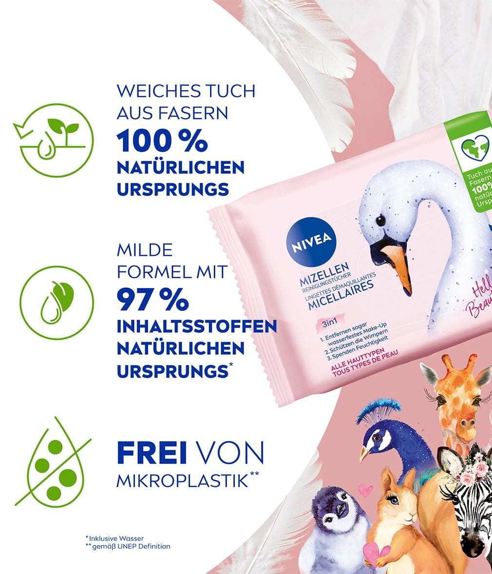 NIVEA Mizellen Reinigungstücher 25 Stück Limited edit. 