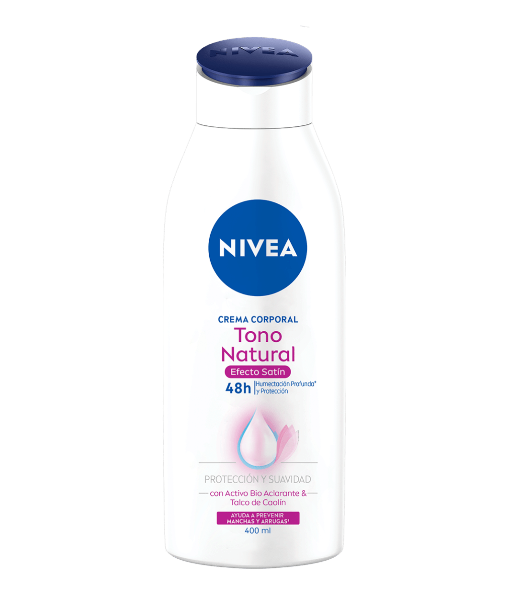 Crema corporal aclarante Nivea Tono Natural Efecto Satín