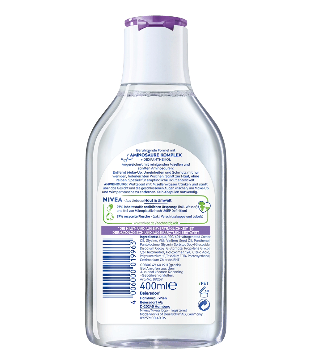 NIVEA Mizellenwasser Beruhigend 400 ml