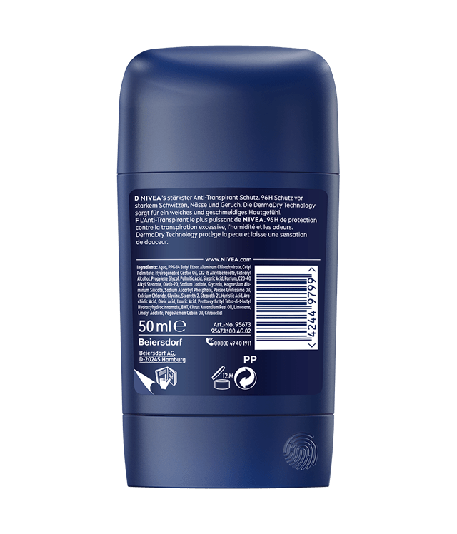 50ml Derma Dry Control Deo Stick - NIVEA MEN