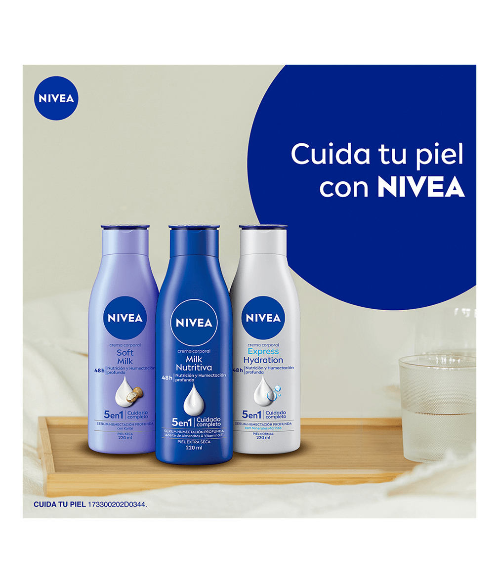 Crema para Cuerpo Milk Nutritiva 220 ML Piel Extra Seca