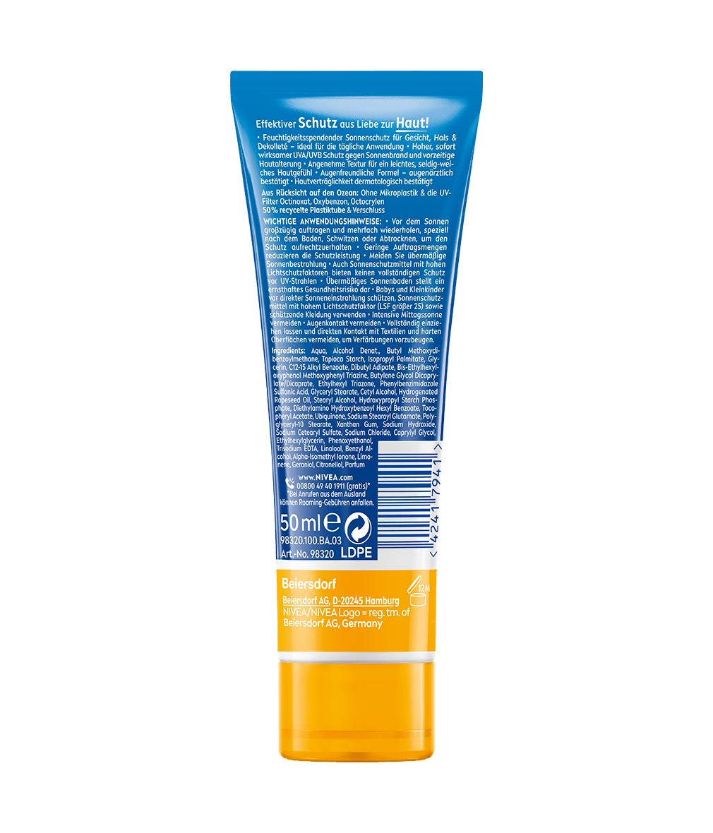 NIVEA SUN Gesicht Sonnenschutz LSF 30 50 ml