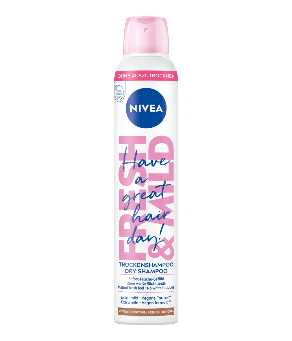 NIVEA Fresh & Mild Trockenshampoo Mittlere Haartöne_200ml