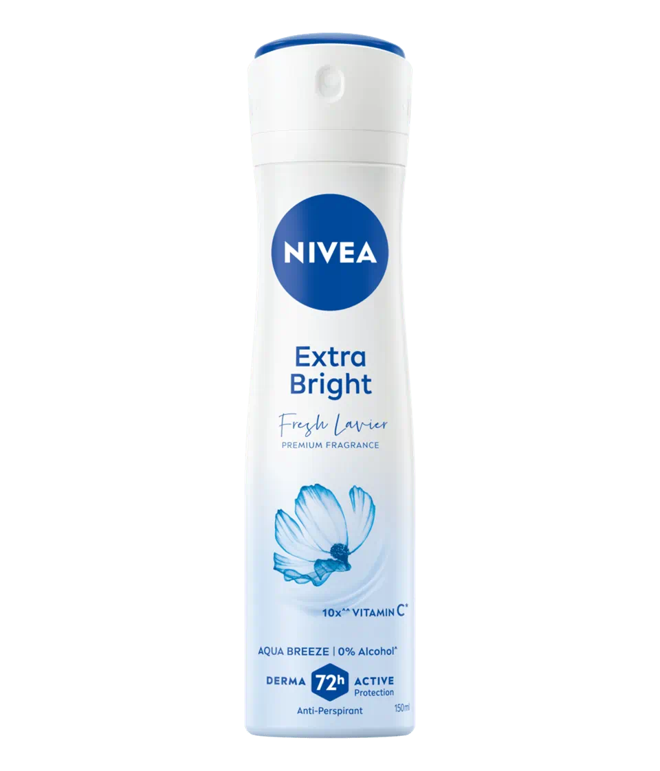 Nivea เอ็กซ์ตร้าไบรท์ เฟรชลาเวียร์พรีเมียมฟราแกรนซ์อควาบรีซ สเปรย์