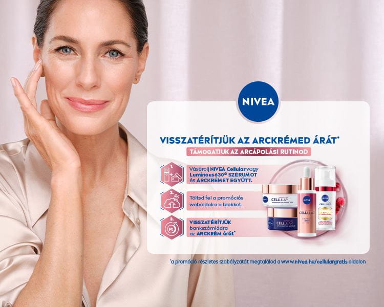 NIVEA Cellular és Luminous630® pénzvisszafizetési garancia promóció