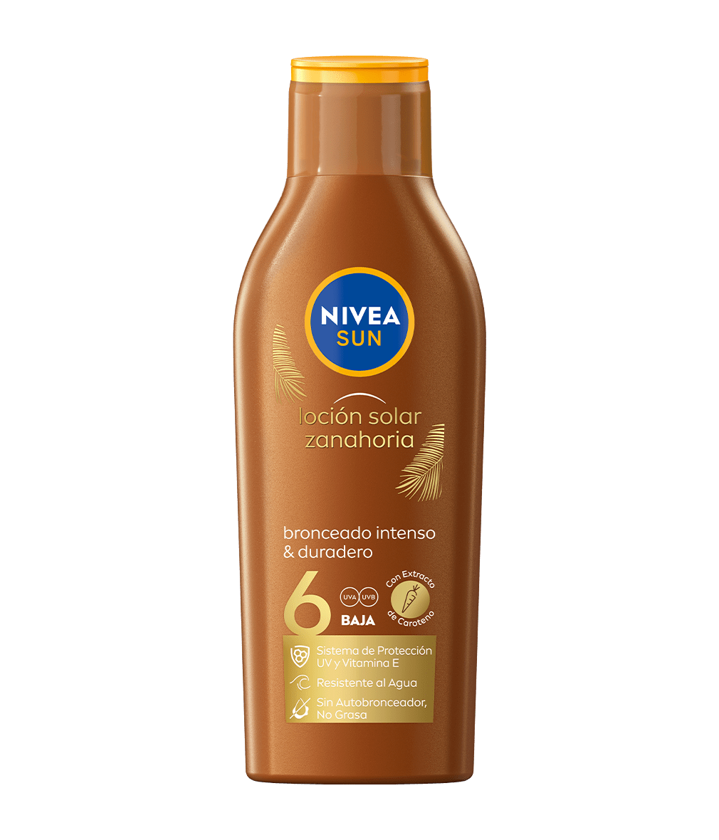 Bronceado Intenso Loción Solar Zanahoria FP 6 200 ml | NIVEA SUN