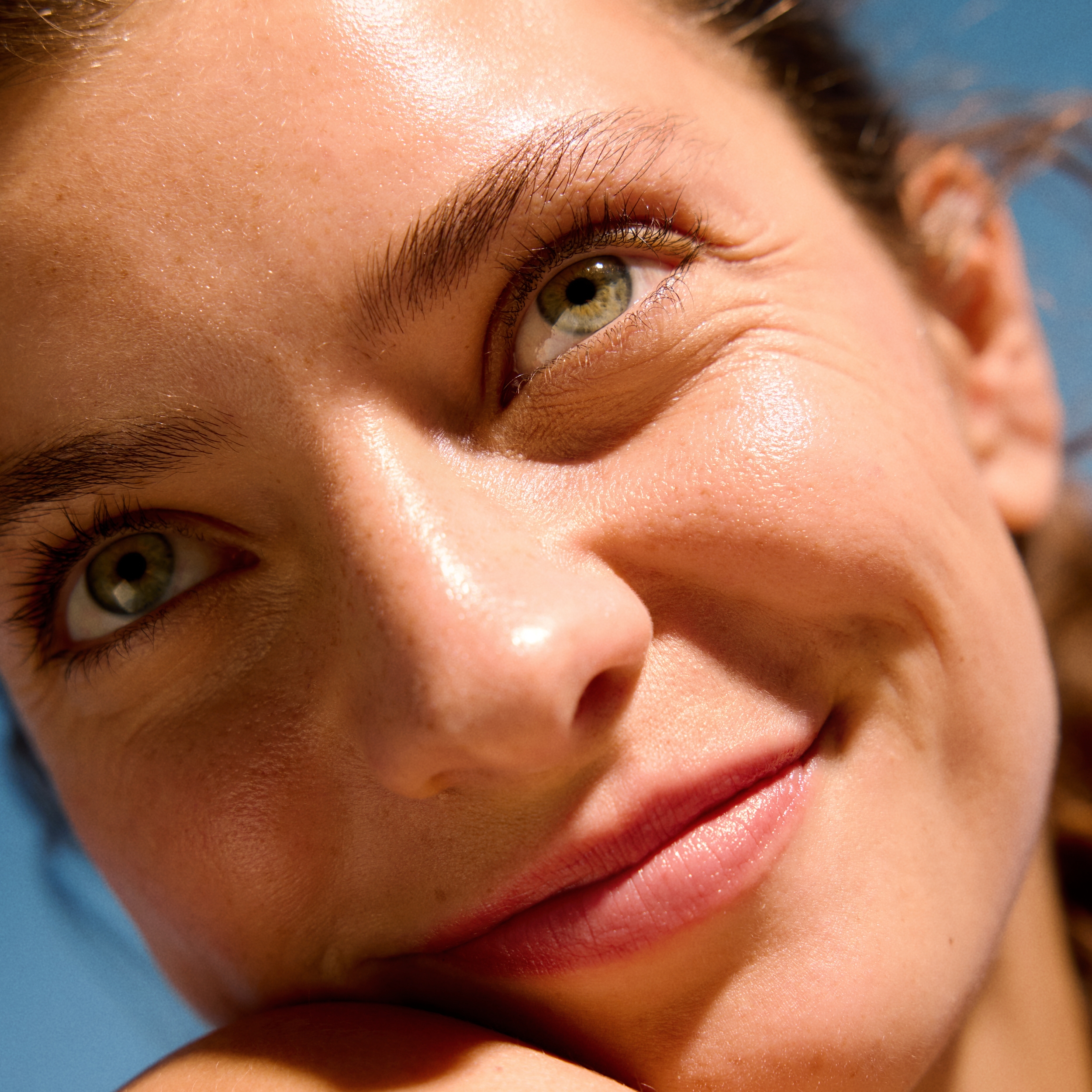 Crepey skin from sun damage