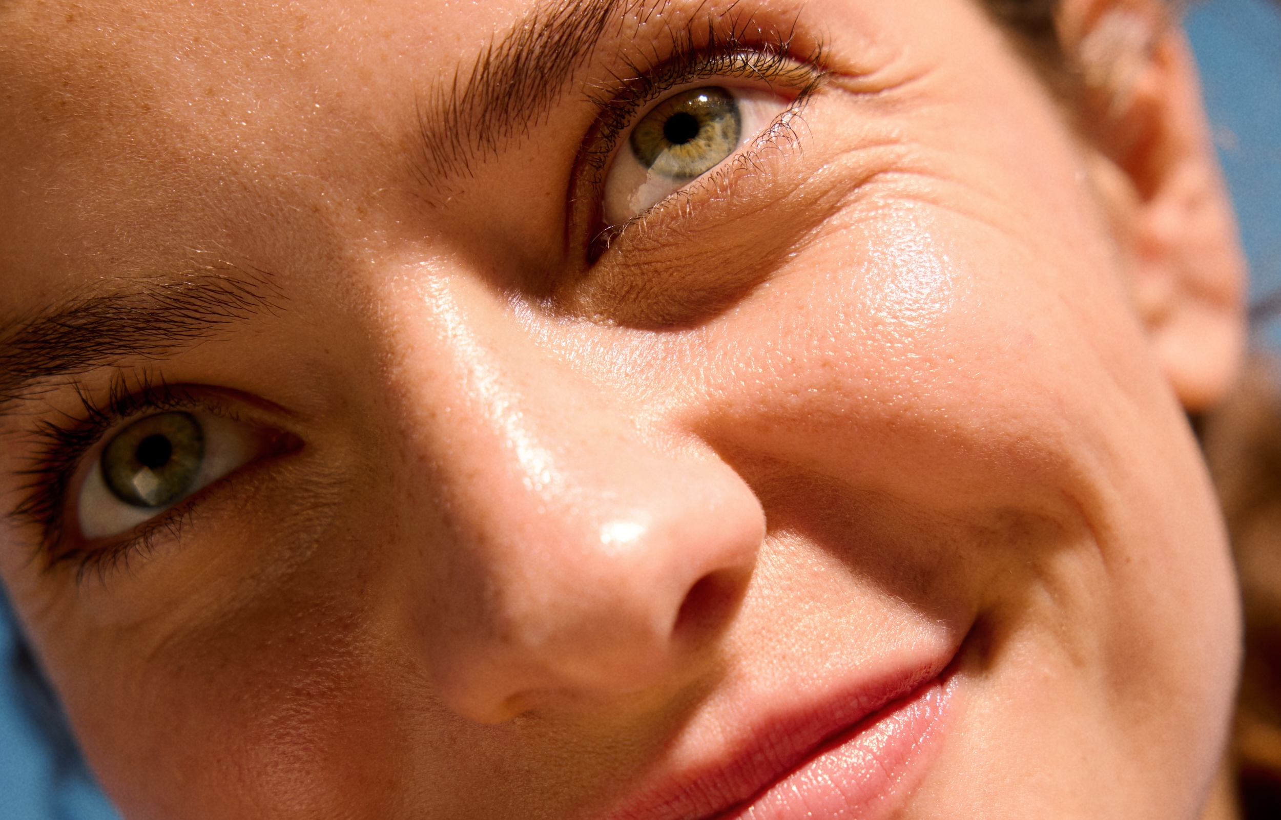 Crepey skin from sun damage