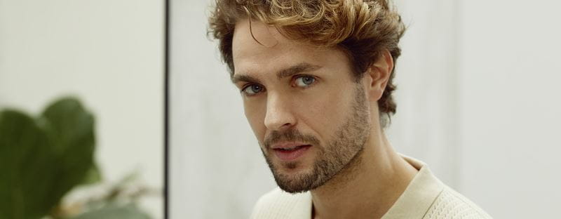 man met baard