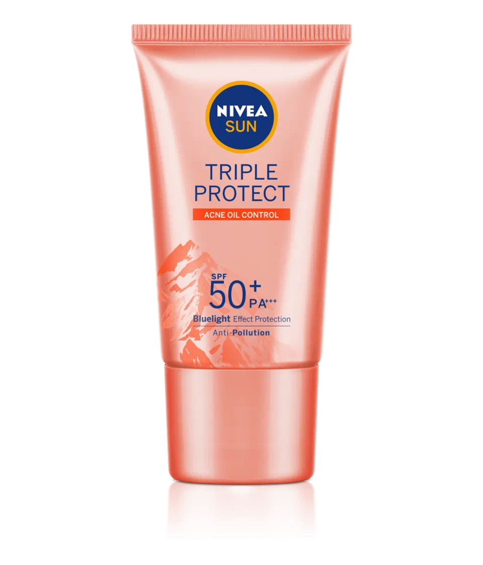 Nivea ซัน ทริปเปิ้ล โพรเท็ค แอคเน่ ออยล์ คอนโทรล