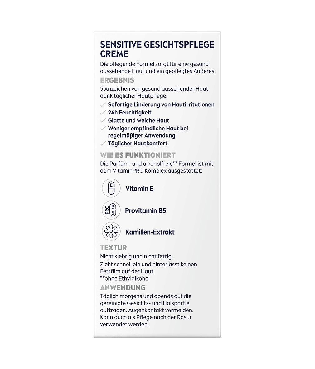 NIVEA MEN Sensitive Gesichtspflege Creme_75ml_Tube