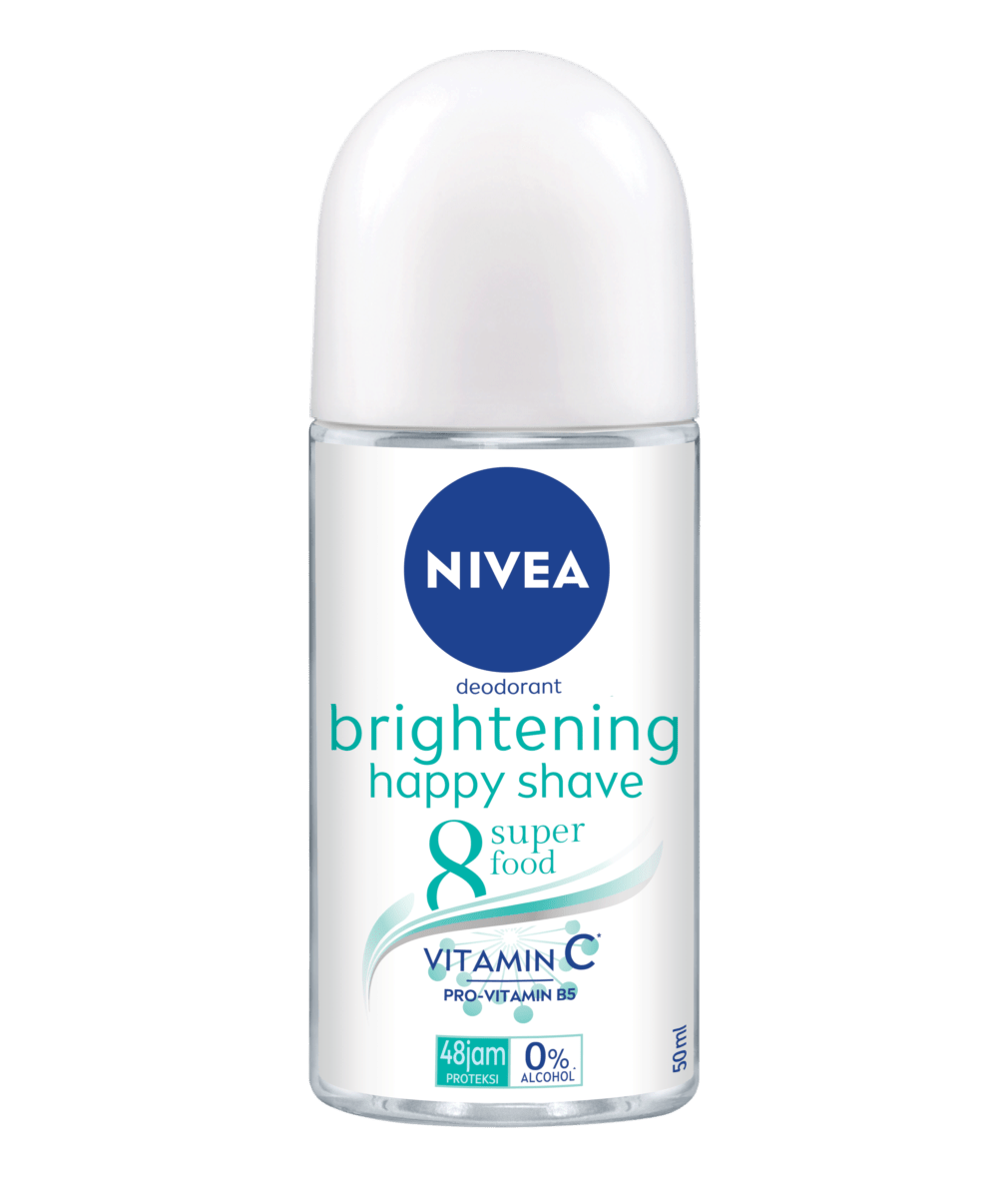 NIVEA Brightening Happy Shave 8 Superfood Deodorant Roll On