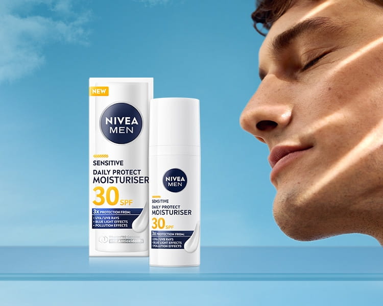 NIVEA MEN Sensitive dnevna krema SPF 30