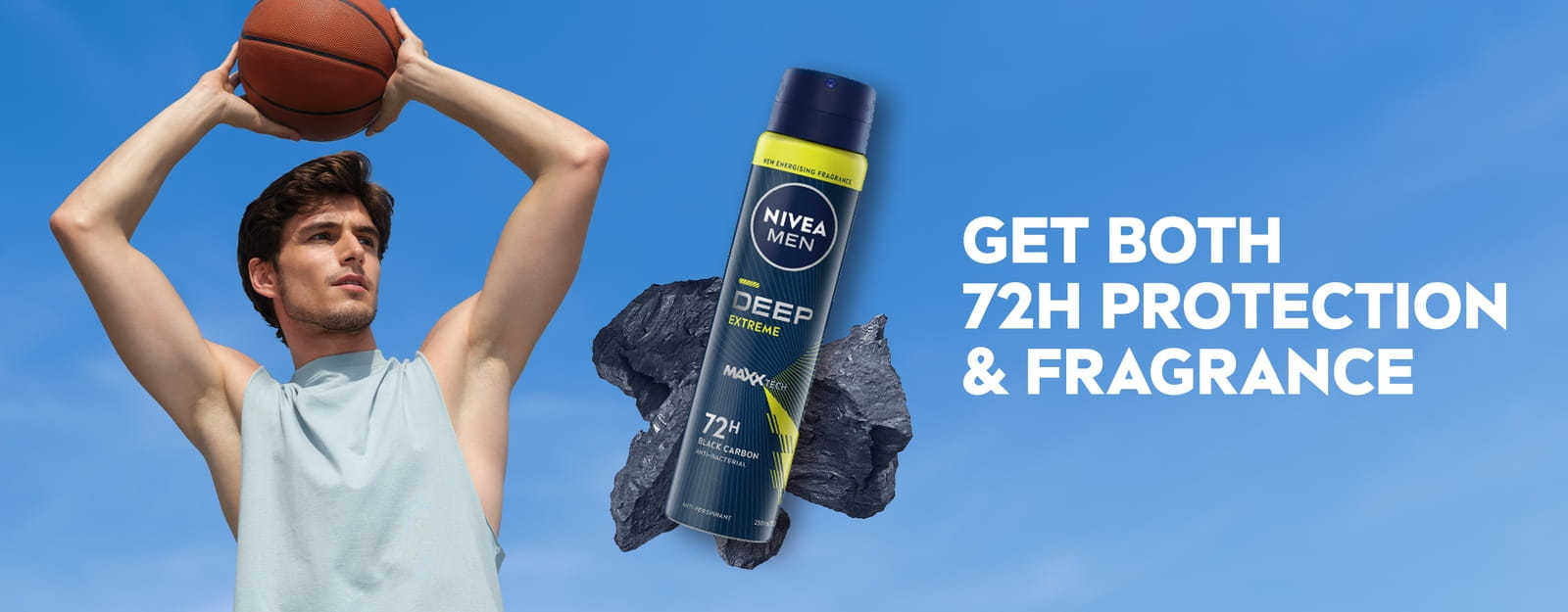 Get both 72h protection & fragrance