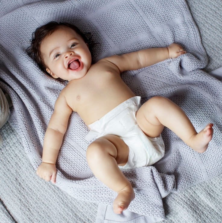 Ein glückliches Baby