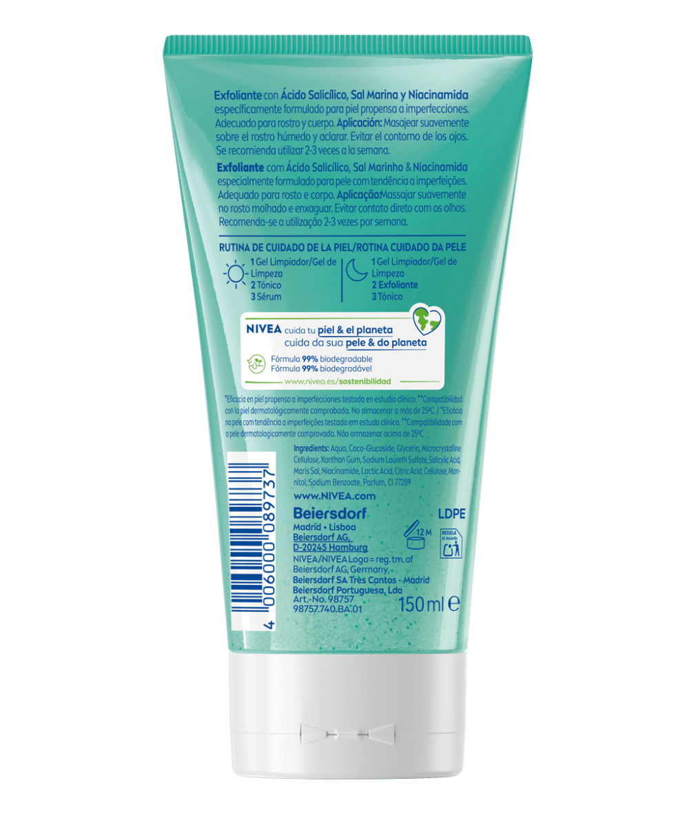 NIVEA Derma Skin Clear Exfoliante