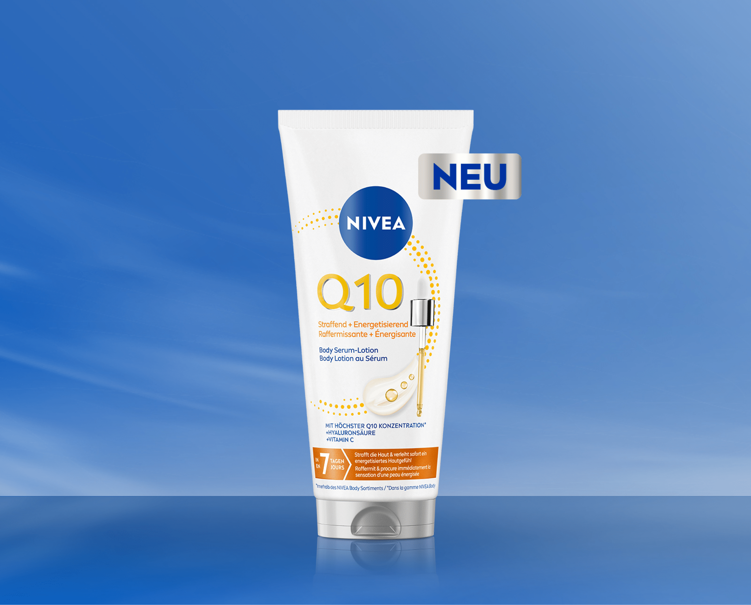 Neue NIVEA Q10 Body Serum-Lotion – 500 NIVEA Botschafter*innen haben das Produkt getestet.