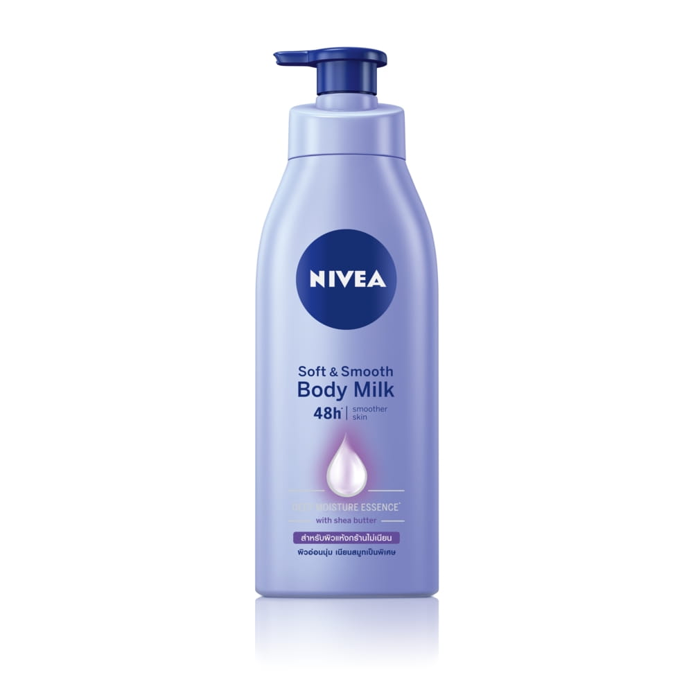 นีเวีย ซอฟท์ แอนด์ สมูท บอดี้ มิลค์ โลชั่น (NIVEA Soft & Smooth Body Milk Lotion)