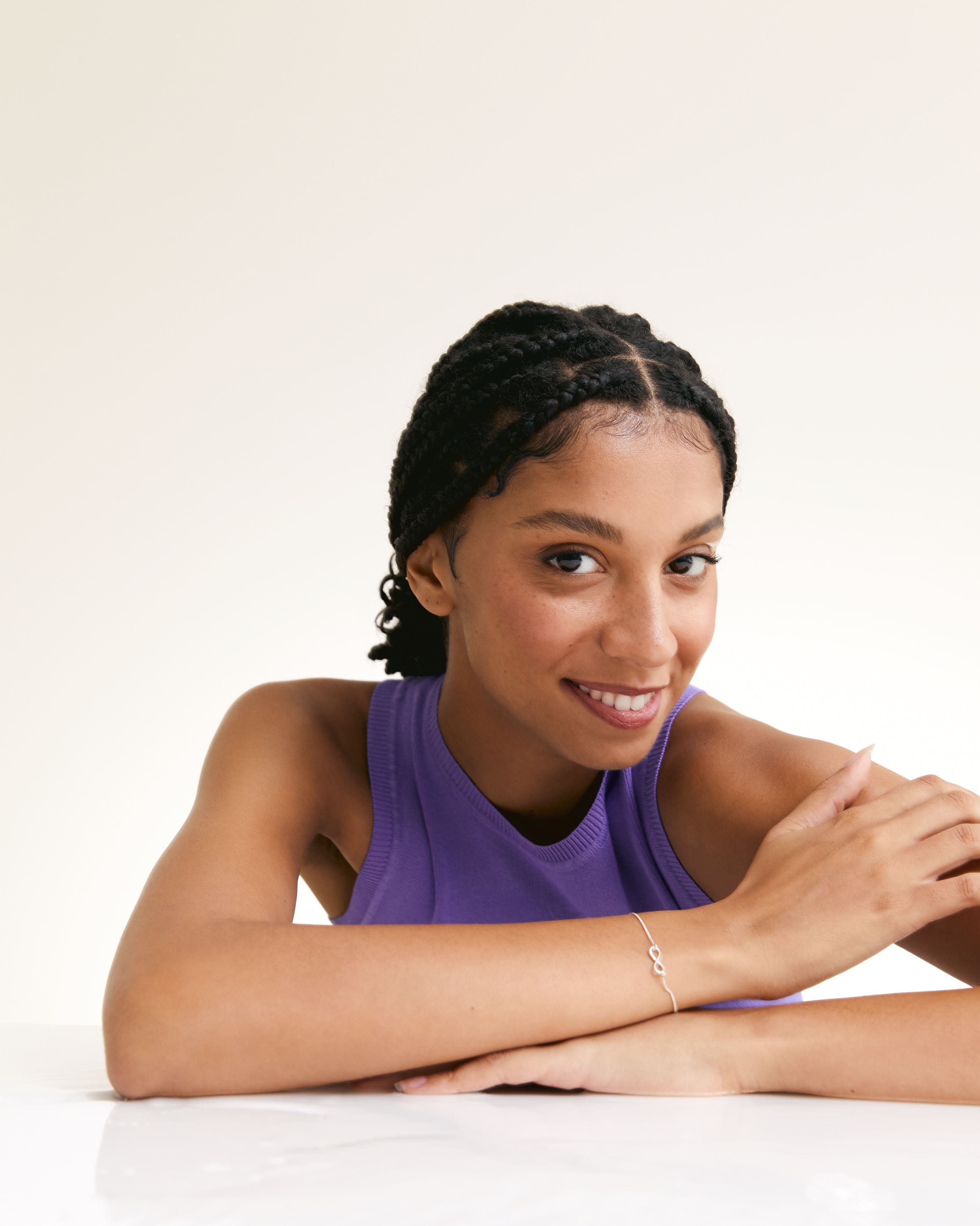 woman laughing
