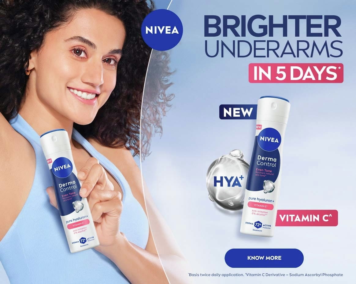 NIVEA Derma Control Eventone Spray for Brighter Underarms – NIVEA India