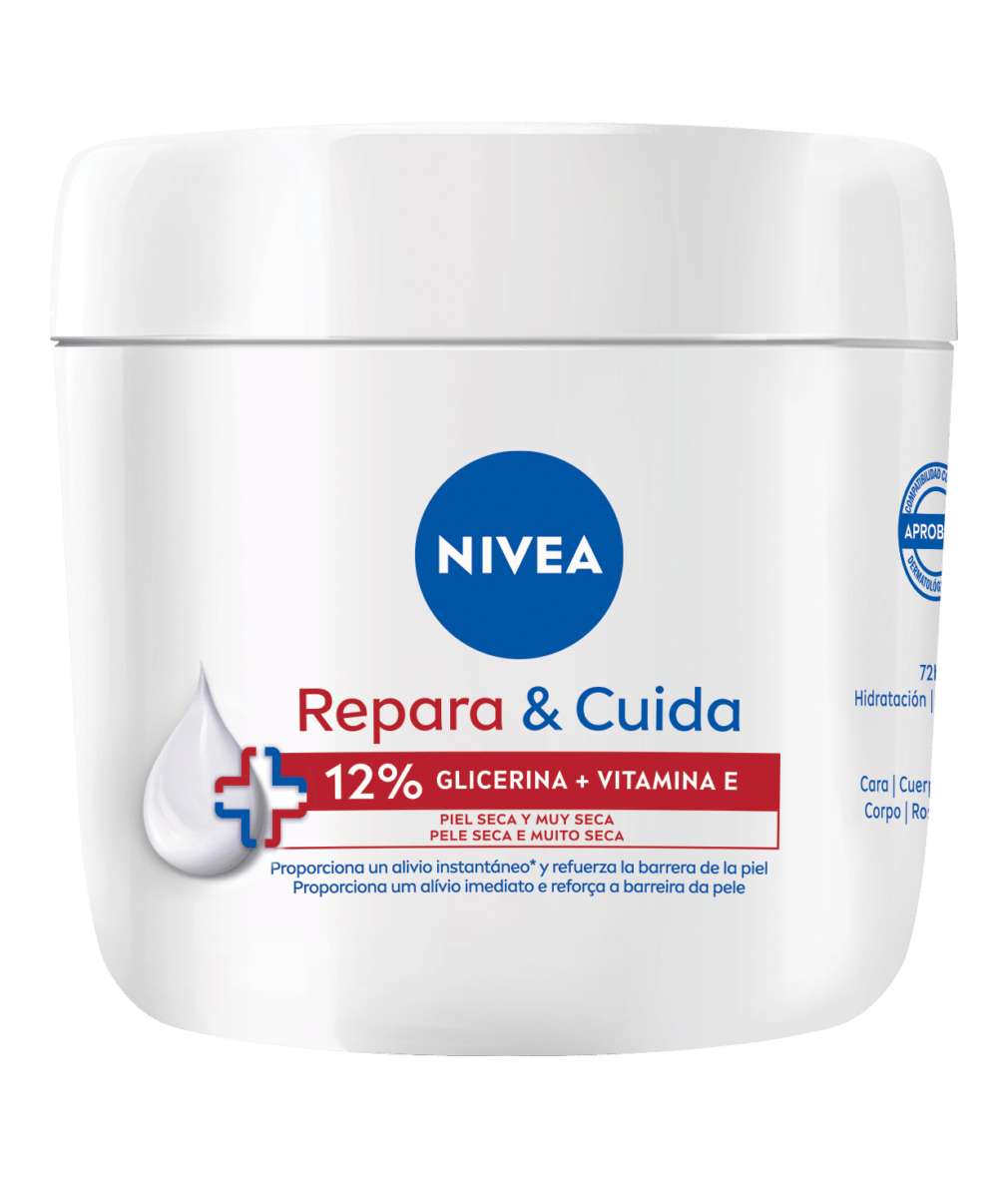 NIVEA; NIVEA APC; NAPC; REPARA; CUIDA; GLICERINA; VITAMINA E; 400ML