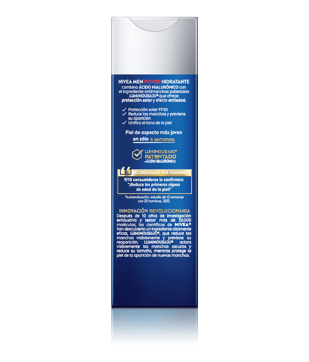 NIVEA MEN Hyaluron Luminous Crema Antiedad Antimanchas FP30