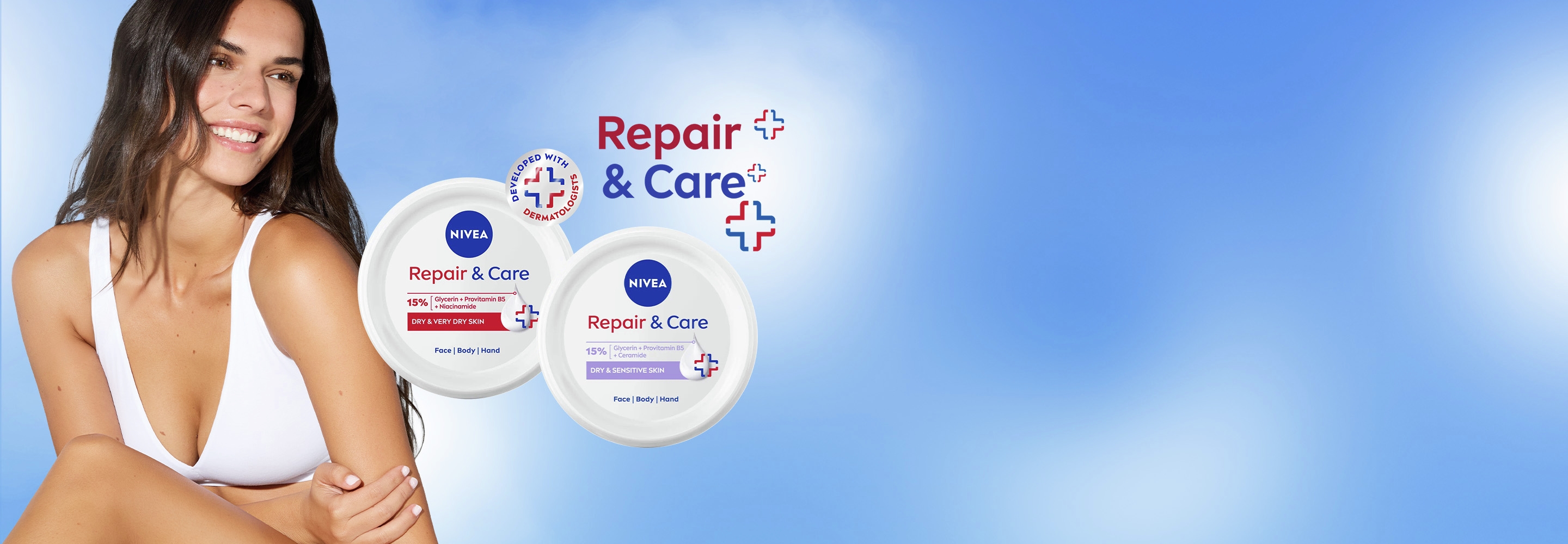 NIVEA Repair & Care starostlivosť o pokožku