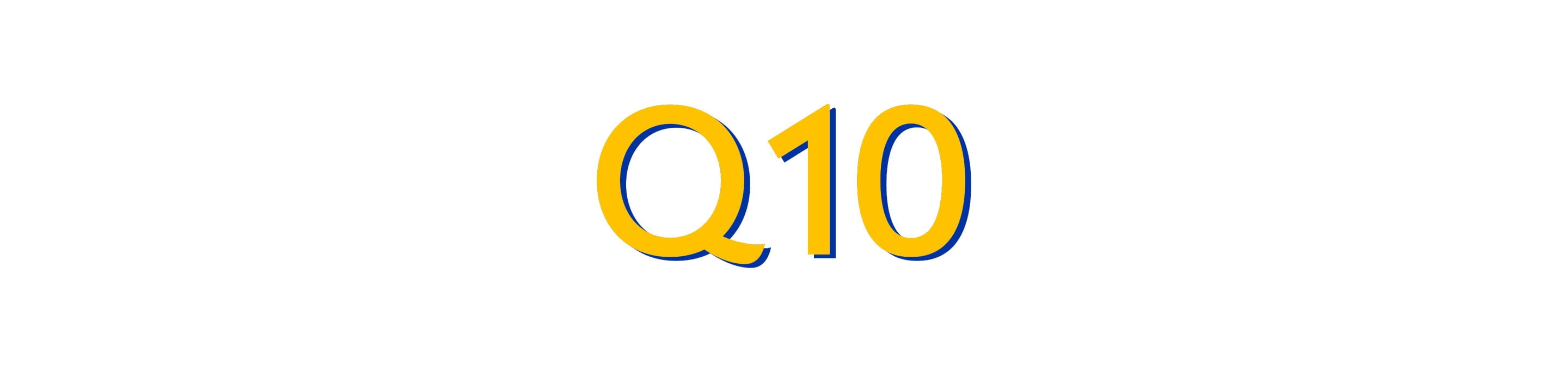 Q10 Logo der NIVEA Hautpflegeserie mit Coenzym Q10.