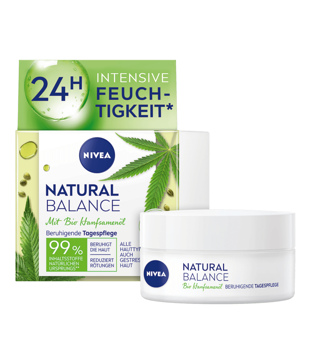 NIVEA Natural Balance Bio Hanfsamenöl Tagespflege 50 ml