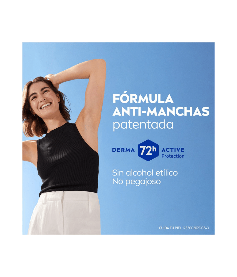 Roll-On Antitranspirante Antimanchas para Mujeres Nivea B&W Clear 250ml