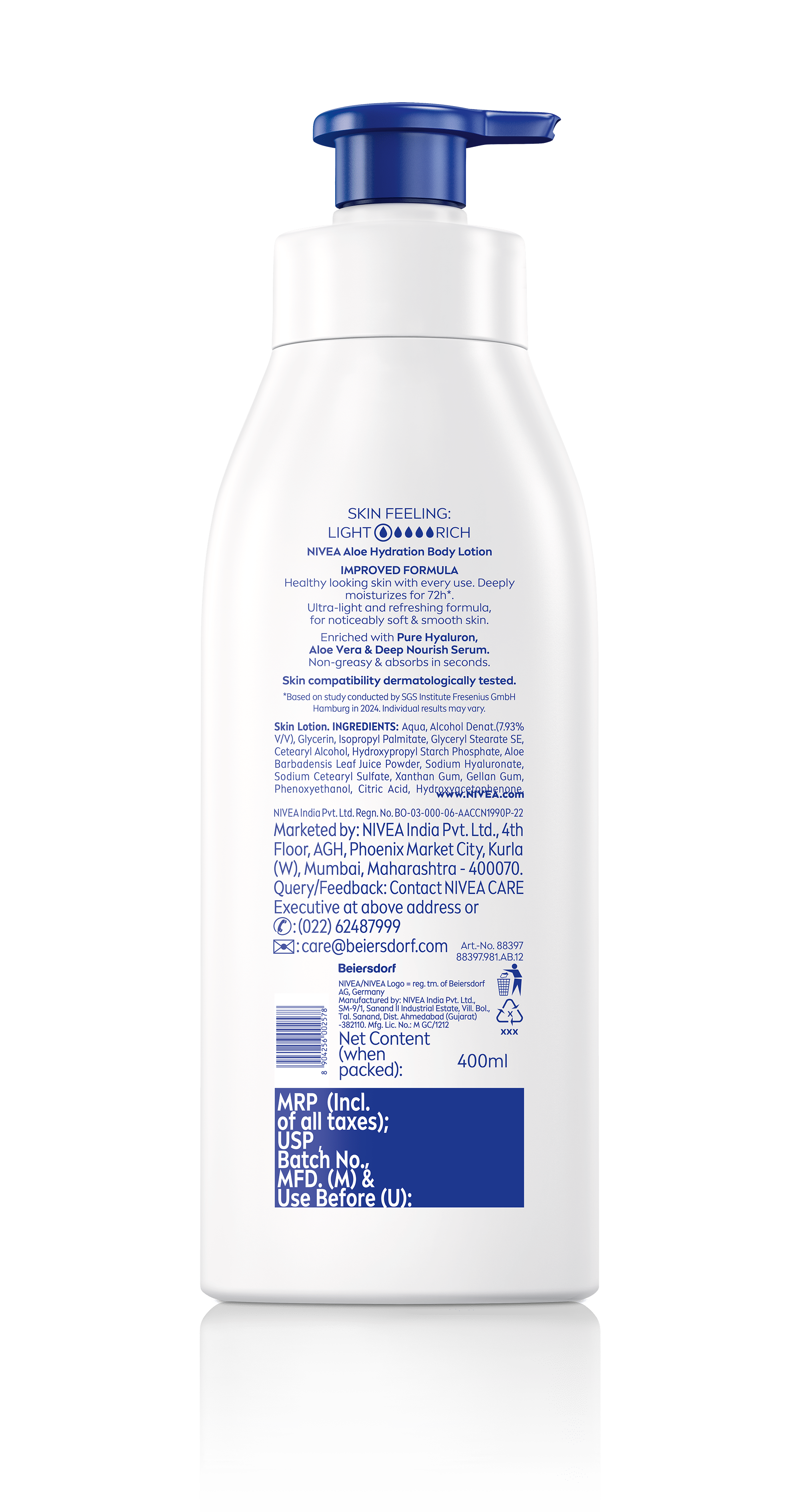 NIVEA Aloe Hydration Body Lotion - NIVEA In