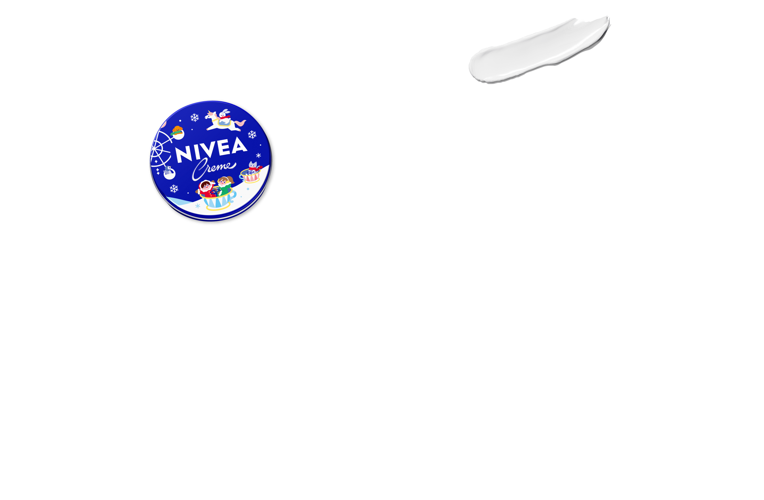 素肌にうるおいを  こどもから大人まで、ご家族みんなで使える スキンケアクリーム。 顔にも体にも全身のお肌に使えます。
