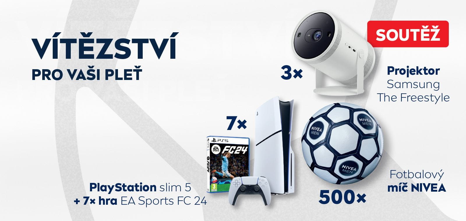 Výhodné NIVEA nákupy a  skvělé fotbalové výhry